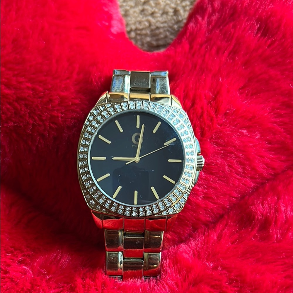 G by Guess Gold and Black Watch